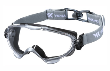 ヤマモト 保護ゴーグル バックルタイプ YG-6000BB (フレームカラー:ブラックシルバー)